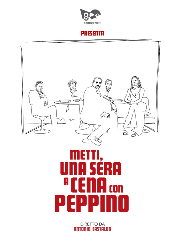 Metti, una sera a cena con Peppino - Julisteet