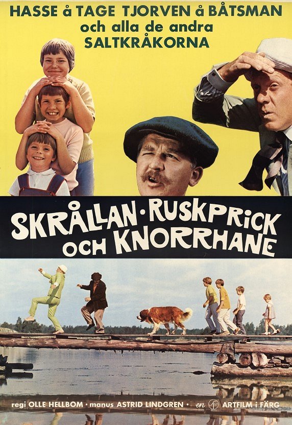 Skrållan, Ruskprick och Knorrhane - Plakaty