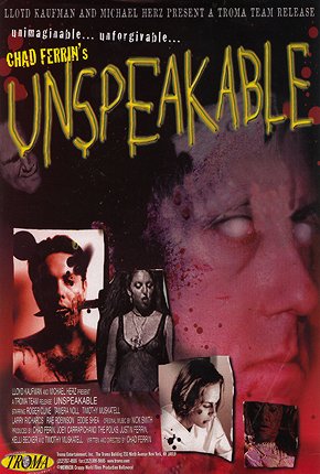 Unspeakable - Plakátok