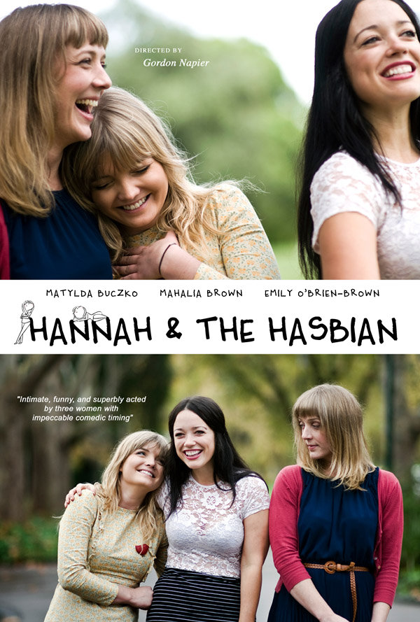 Hannah y la exbiana - Carteles
