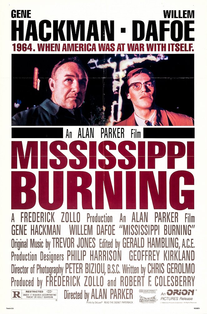 Hořící Mississippi - Plakáty