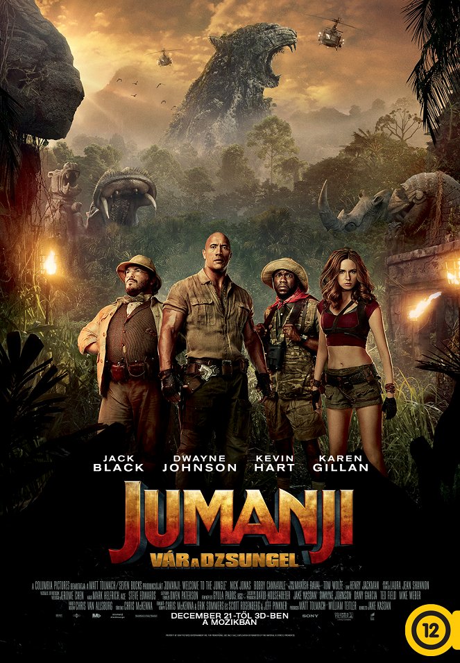 Jumanji: Vár a dzsungel - Plakátok