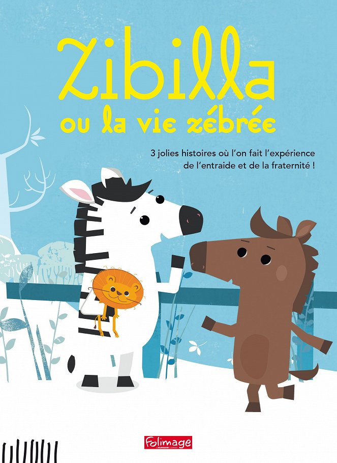 Zibilla - Ein kleines Zebramädchen unter Pferdekindern - Plakate