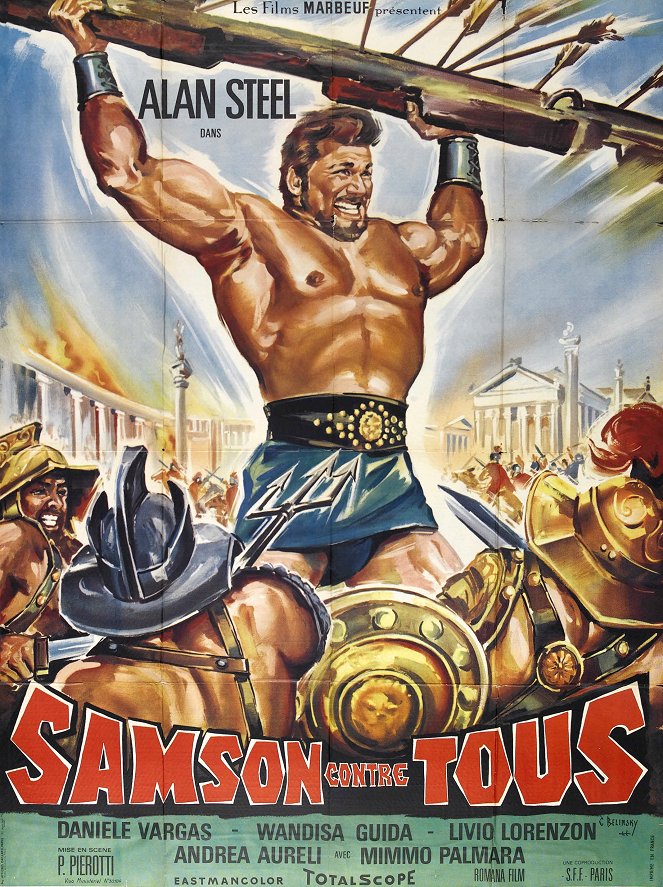 Samson tegen allen - Posters