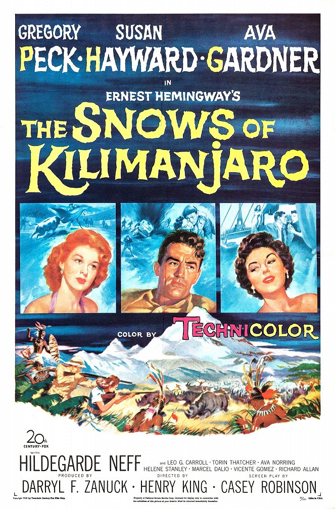 The Snows of Kilimanjaro - Posters