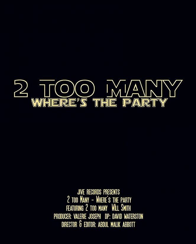2 Too Many - Where's the Party - Plakáty