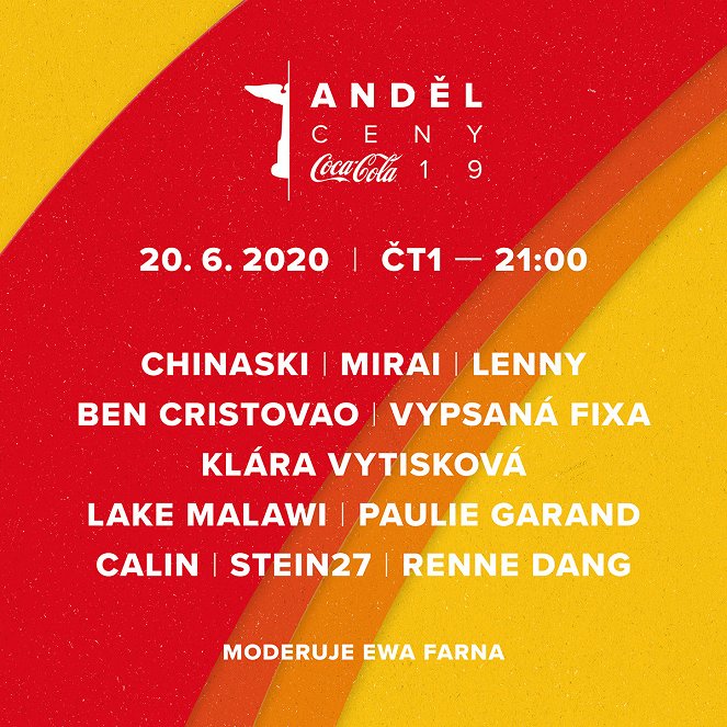 Ceny Anděl Coca Cola 2019 - Plagáty