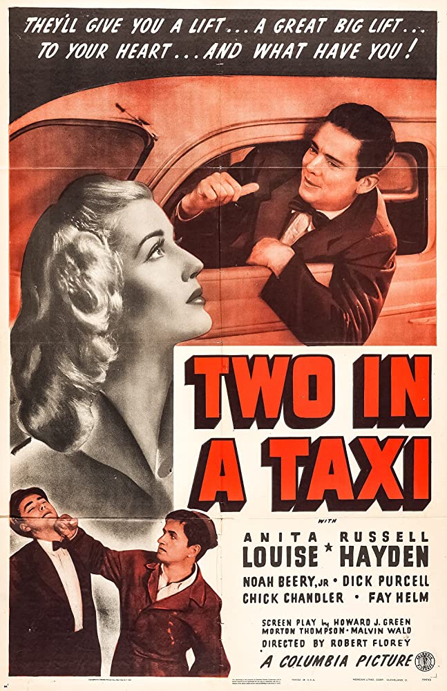 Two in a Taxi - Cartazes