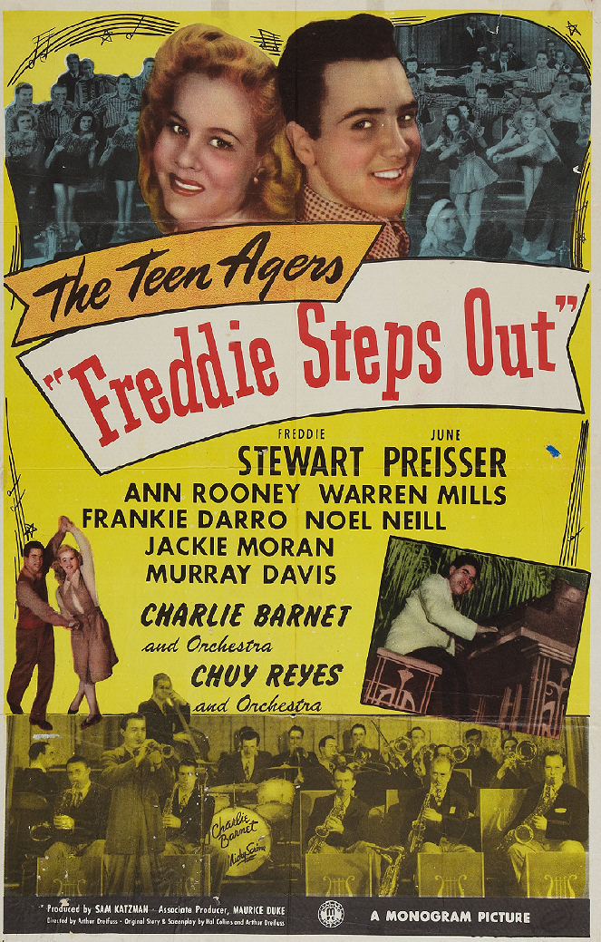 Freddie Steps Out - Affiches