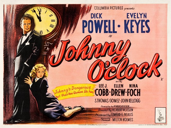 Johnny O'Clock - Posters