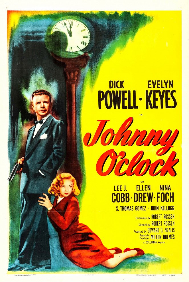Johnny O'Clock - Posters