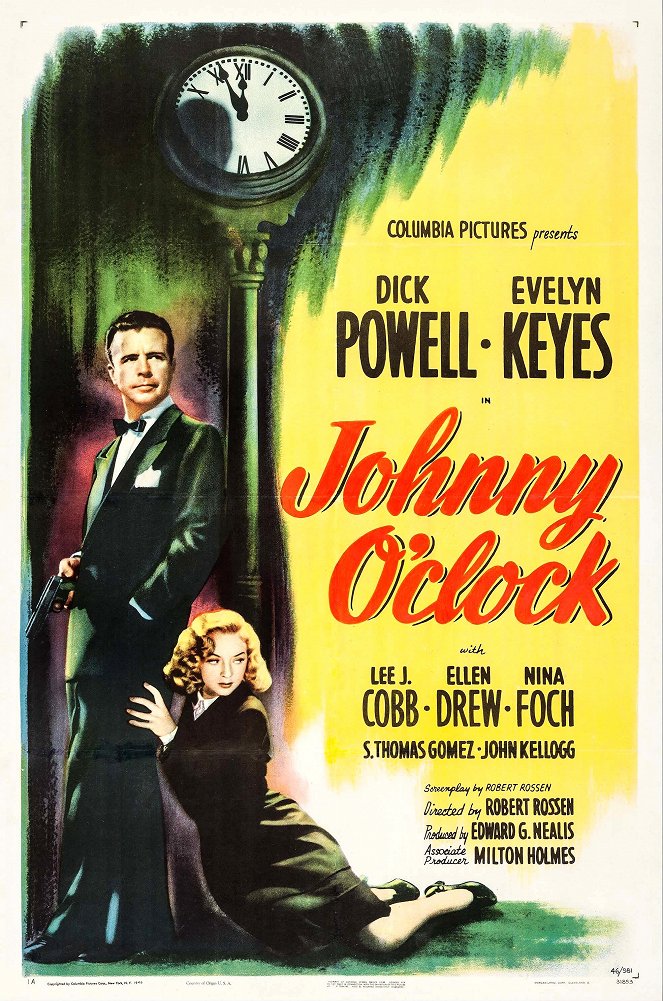 Johnny O'Clock - Plakaty