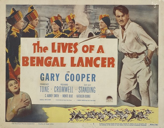The Lives of a Bengal Lancer - Cartazes