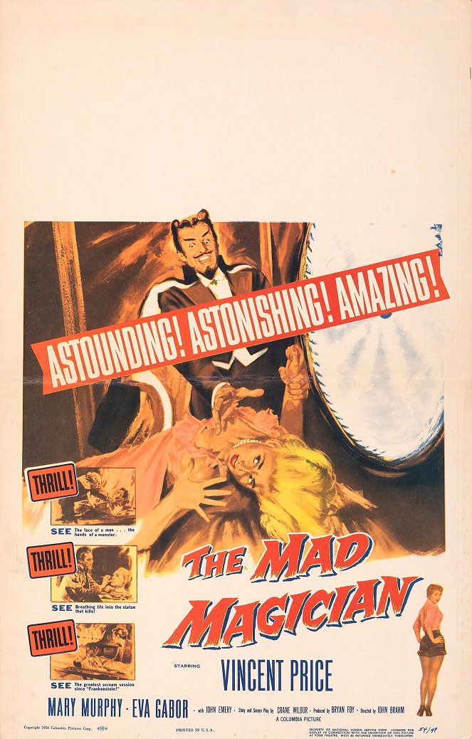 The Mad Magician - Plakáty