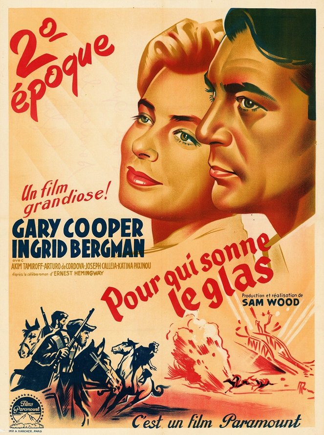 Pour qui sonne le glas - Affiches