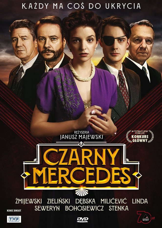 Czarny Mercedes - Plakaty