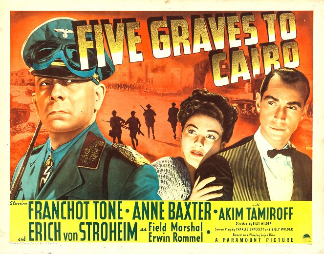 Five Graves to Cairo - Posters