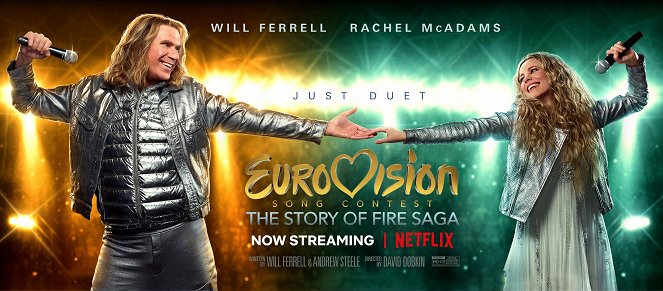 Eurovision Song Contest: Historia zespołu Fire Saga - Plakaty