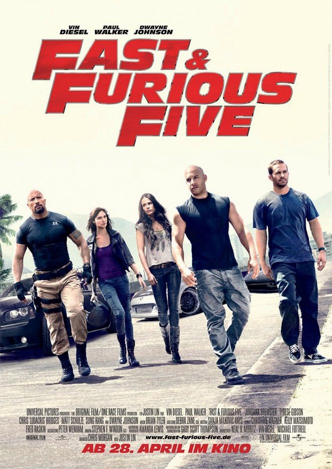 Fast & Furious Five - Plakate