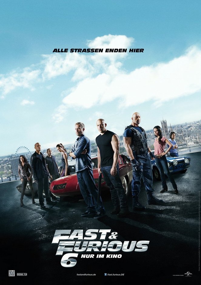 Fast & Furious 6 - Plakate
