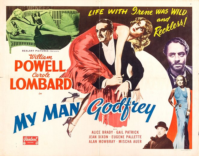 Mon homme Godfrey - Affiches