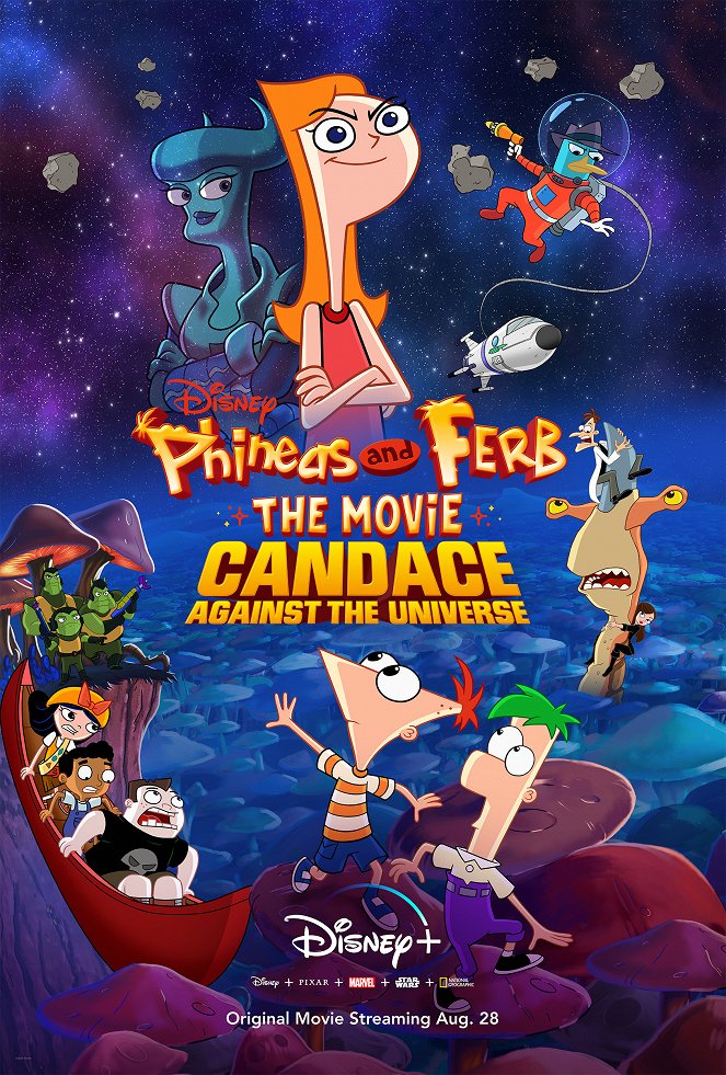 Phineas a Ferb ve filmu: Candy proti Vesmíru - Plagáty