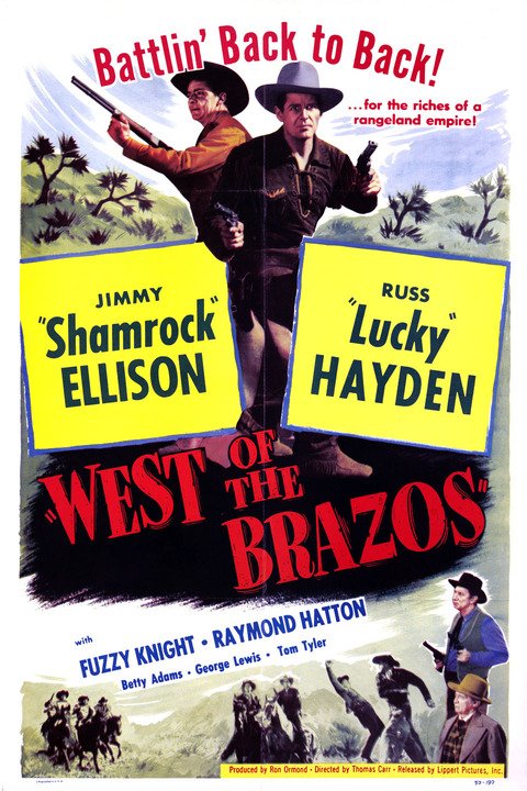 West of the Brazos - Plakate