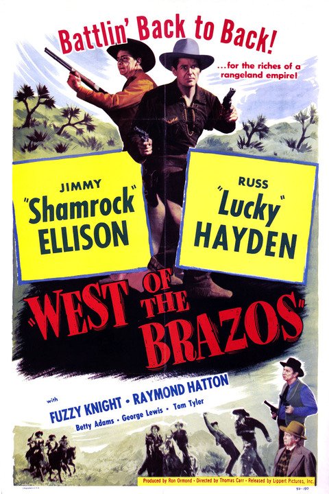 West of the Brazos - Plagáty