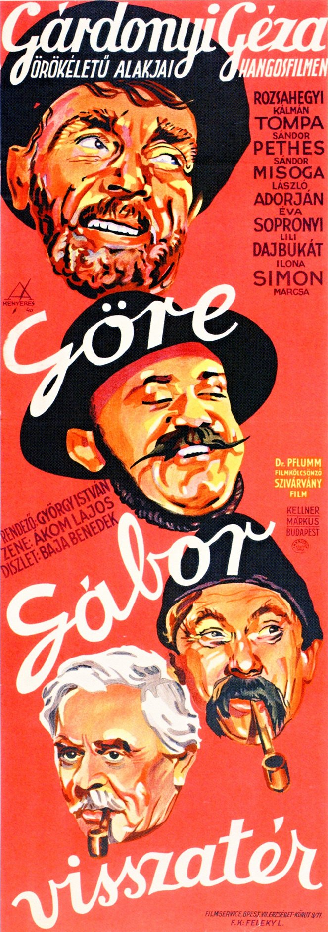 Gábor Göre Returns - Posters
