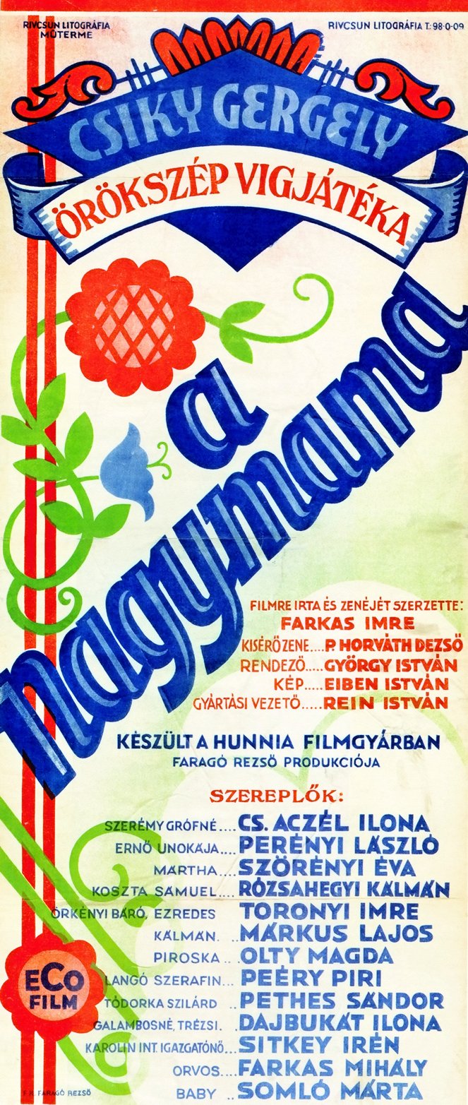 A nagymama - Affiches