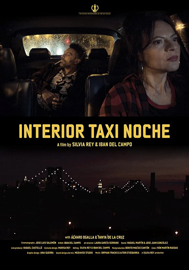 Interior Taxi Noche - Julisteet