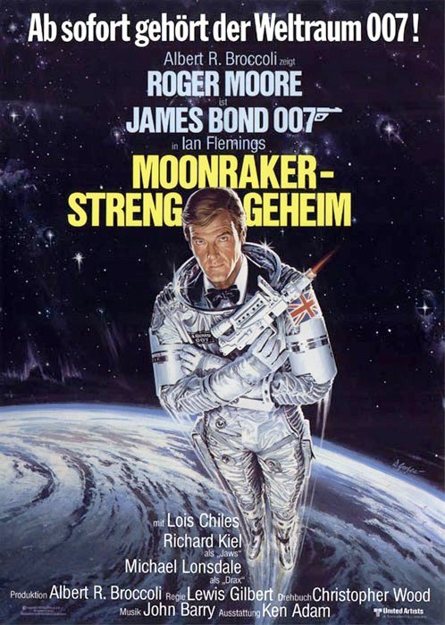 James Bond - Moonraker - streng geheim - Plakate