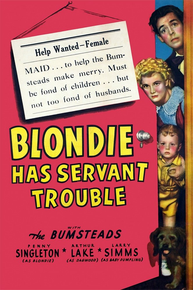 Blondie Has Servant Trouble - Plakaty