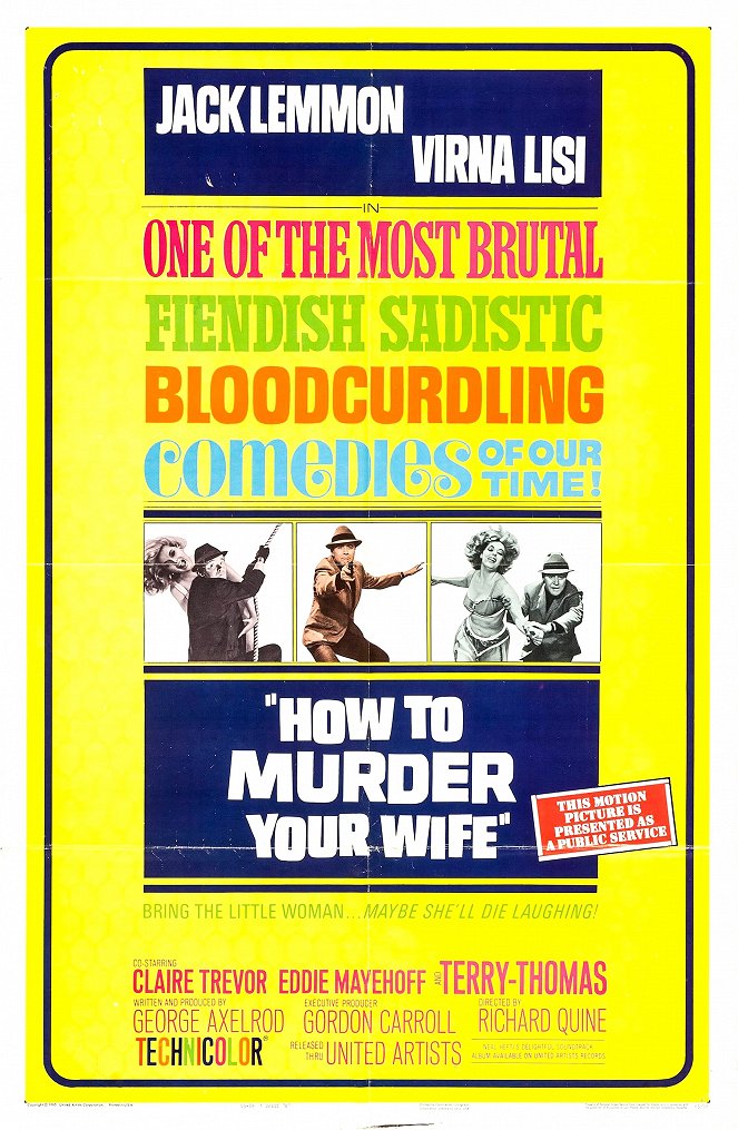 How to Murder Your Wife - Posters