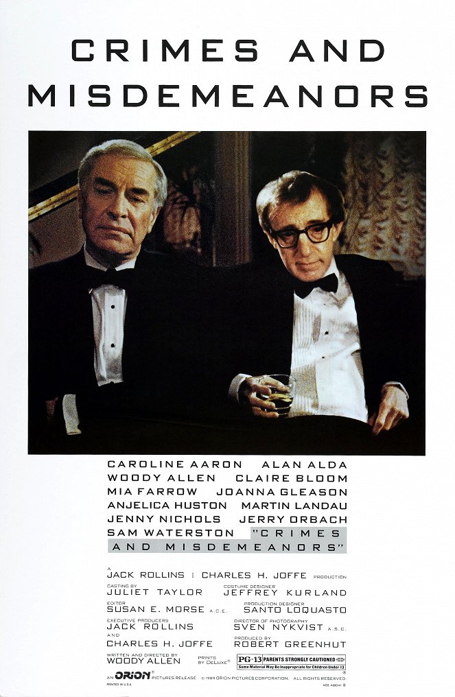 Crimes and Misdemeanors - Posters