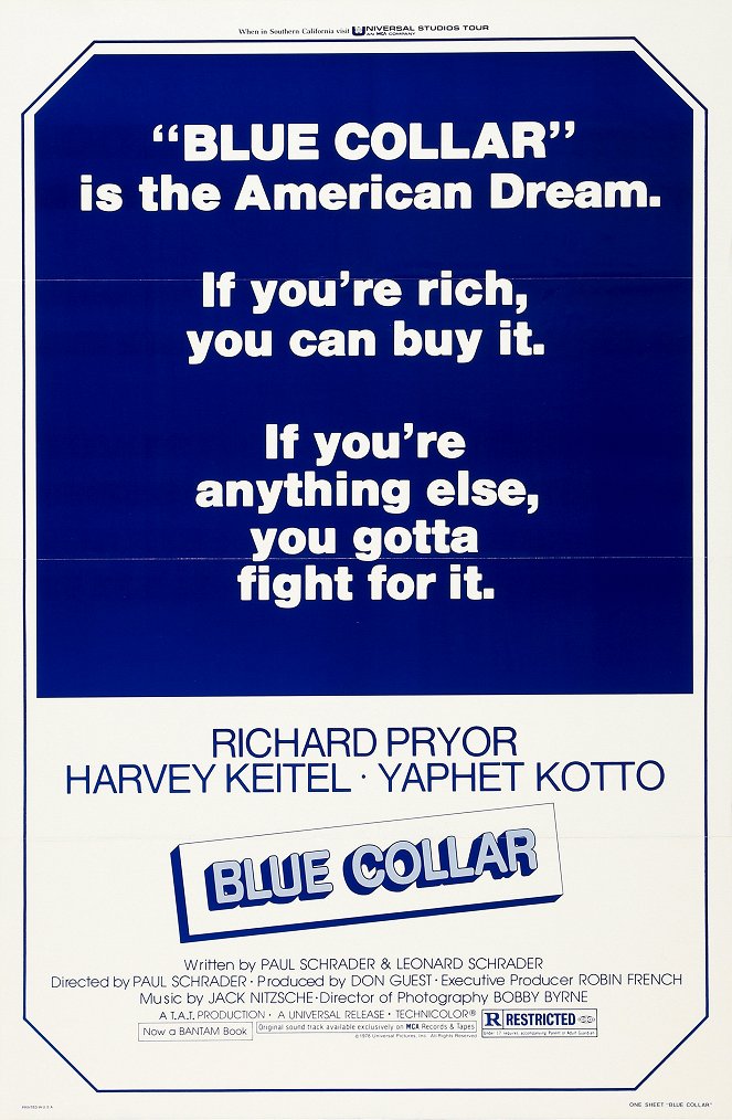 Blue Collar - Posters