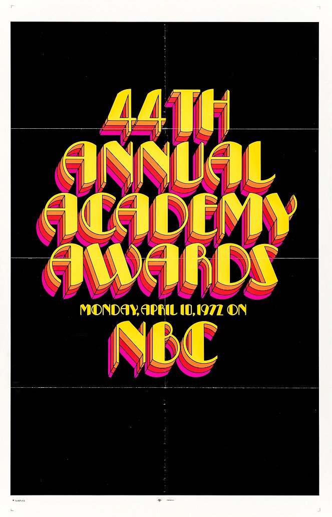 The 44th Annual Academy Awards - Plakate