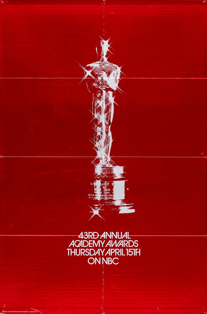 The 43rd Annual Academy Awards - Carteles