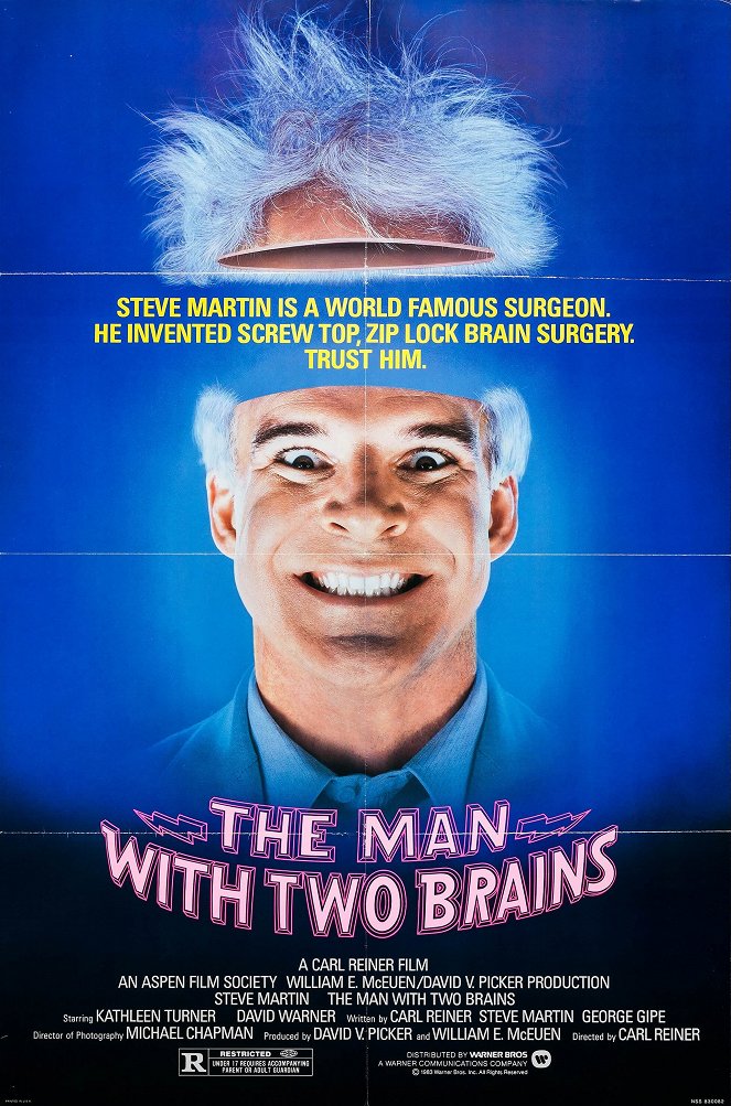 The Man with Two Brains - Posters