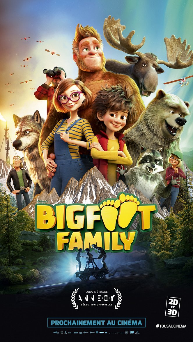 Bigfoot em Família - Cartazes