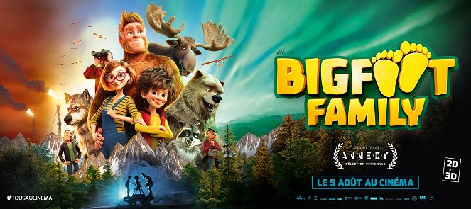 La familia Bigfoot - Carteles