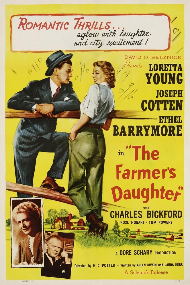 Farmářova dcera - Plakáty
