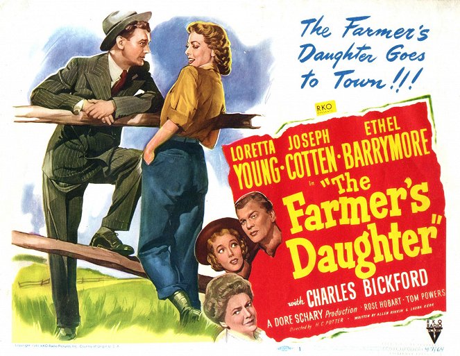 Farmářova dcera - Plakáty