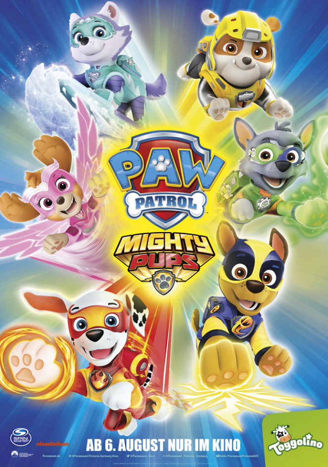 Paw Patrol: Mighty Pups - Plakate