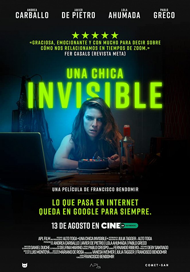 Una chica Invisible - Julisteet