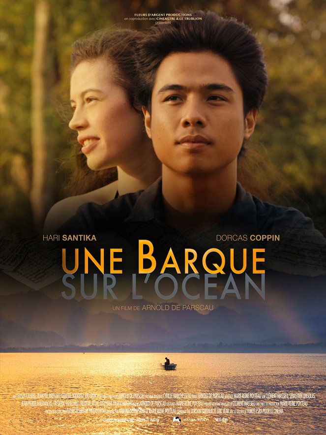 Une barque sur l'océan - Affiches