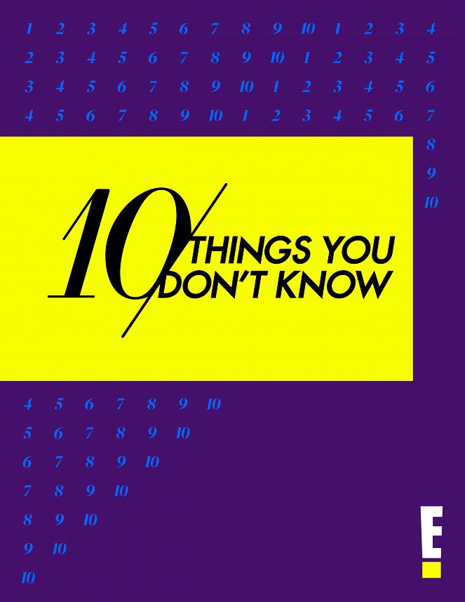 10 Things You Don't Know - Plakate
