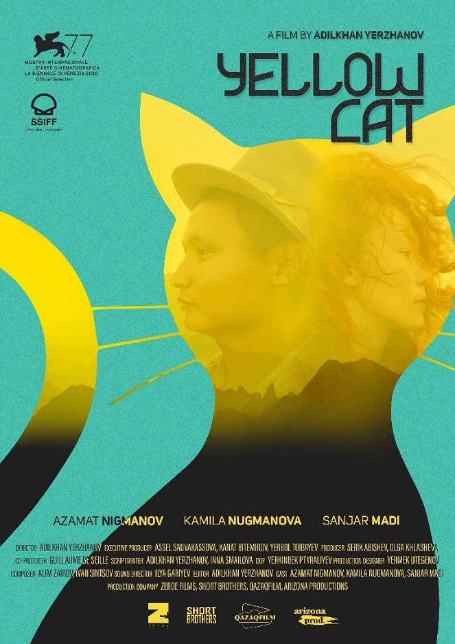 Żółty kot - Plakaty