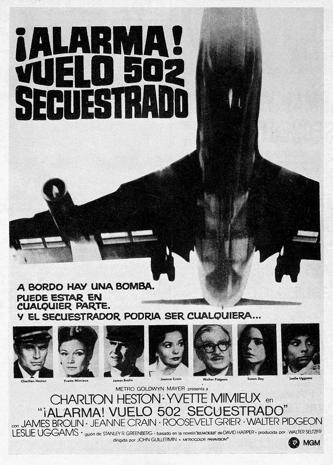 ¡Alarma! Vuelo 502 secuestrado - Carteles