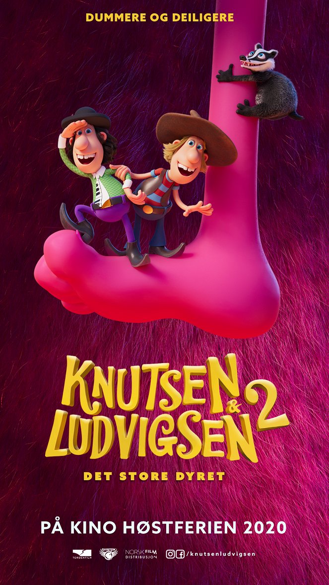 Knutsen & Ludvigsen 2 - Det store dyret - Julisteet
